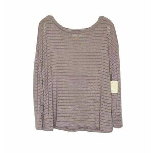 14th & Union Purple Knit Top LP